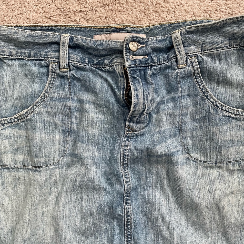 Old Navy Blue High Rise Skirt